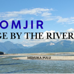 Bomjir a village by the river 